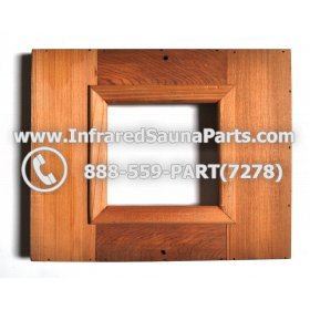 WOOD CONTROL PANEL TRIMS - CEDAR WOOD CONTROL PANEL TRIM STYLE 1 1