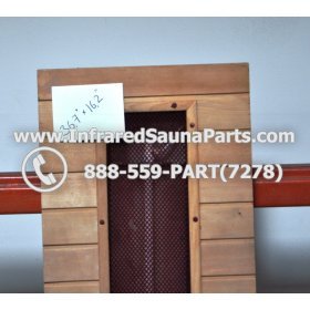 WOOD BENCHS + HEATERS - HEMLOCK WOOD BENCH + HEATER + RED COVER ( 36.7" x 16.2" ) 3