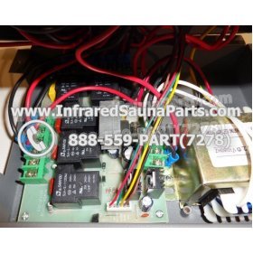 COMPLETE CONTROL POWER BOX WITH CONTROL PANEL - COMPLETE CONTROL POWER BOX CLEARLIGHT INFRARED SAUNA 110v 120v WITH ONE CONTROL PANEL 12
