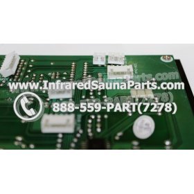 CIRCUIT BOARDS WITH  FACE PLATES - CIRCUIT BOARD WITH FACEPLATE CLEARLIGHT INFRARED SAUNA WO45A-SPCB STYLE 2 4
