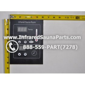 CIRCUIT BOARDS WITH  FACE PLATES - CIRCUIT BOARD WITH FACE PLATE BAMXSAUNA INFRARED SAUNA 12092007 MANUAL ON OFF SWITCH 2