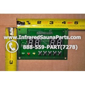 CIRCUIT BOARDS WITH  FACE PLATES - CIRCUIT BOARD WITH FACEPLATE VIDAL INFRARED SAUNA  WSP4 3
