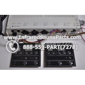 COMPLETE CONTROL POWER BOX WITH CONTROL PANEL - COMPLETE CONTROL POWER BOX PRECISION THERAPY  INFRARED SAUNA STYLE 4 WITH TWO CONTROL PANELS 3