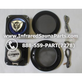 SPEAKER WITH SPEAKER COVER - SPEAKER WITH SPEAKER COVER MODEL JVC-V425 4