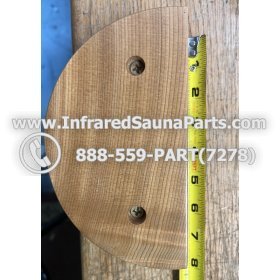 WOOD HANDLES + TOWEL HANDLES - HEMLOCK WOOD DOOR HANDLE STYLE 7 6