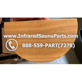 WOOD HANDLES + TOWEL HANDLES - HEMLOCK WOOD DOOR HANDLE STYLE 7 4