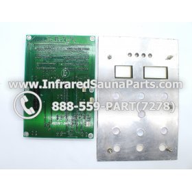 CIRCUIT BOARDS WITH  FACE PLATES - CIRCUIT BOARDS WITH FACE PLATES - LUX INFRARED SAUNA MAIN (10 BUTTONS) 4