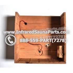 WOOD STEREO HOUSINGS - HEMLOCK WOOD STEREO COVER WITH LED LIGHT STYLE 1 2