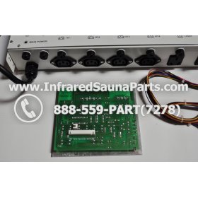 COMPLETE CONTROL POWER BOX WITH CONTROL PANEL - COMPLETE CONTROL POWER BOX JOSEN INFRARED SAUNA STYLE 4 WITH ONE CONTROL PANEL 5