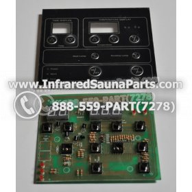 CIRCUIT BOARDS WITH  FACE PLATES - CIRCUIT BOARD WITH FACE PLATE YX32764-3  (9 BUTTONS) GAIA 2