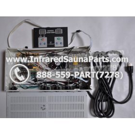 COMPLETE CONTROL POWER BOX WITH CONTROL PANEL - COMPLETE CONTROL POWER BOX WASAUNA INFRARED SAUNA STYLE 1 WITH ONE CONTROL PANEL 16