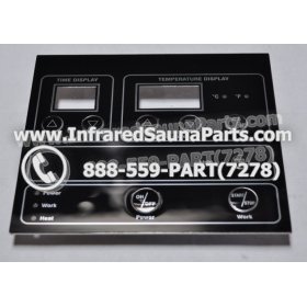 FACE PLATES - FACEPLATE FOR CIRCUIT BOARD YX32764-3 JOSEN 8 BUTTONS 1