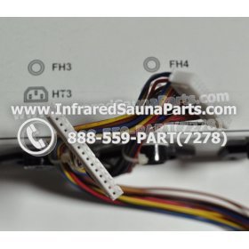 COMPLETE CONTROL POWER BOX WITH CONTROL PANEL - COMPLETE CONTROL POWER BOX GAIA INFRARED SAUNA STYLE 4 WITH TWO CONTROL PANELS 7