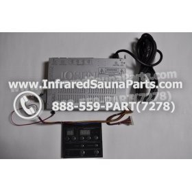 COMPLETE CONTROL POWER BOX WITH CONTROL PANEL - COMPLETE CONTROL POWER BOX GAIA INFRARED SAUNA STYLE 3 WITH ONE CONTROL PANEL 1