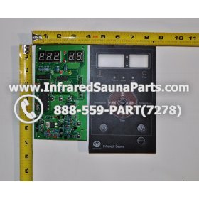 CIRCUIT BOARDS WITH  FACE PLATES - CIRCUIT BOARD WITH FACE PLATE WATERSTAR INFRARED SAUNA  06S065 2