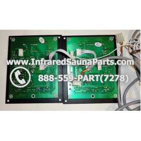 CIRCUIT BOARDS WITH  FACE PLATES - CIRCUIT BOARD WITH FACEPLATE CLEARLIGHT INFRARED SAUNA WO45A-SPCB COMBO 3