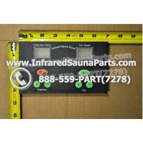 CIRCUIT BOARDS WITH  FACE PLATES - CIRCUIT BOARD WITH FACE PLATE LUX INFRARED SAUNA NYSN3DB F1.3 2