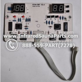 CIRCUIT BOARDS / TOUCH PADS - CIRCUIT BOARD  TOUCHPAD SAUNA SUPPLY WORLD INFRARED SAUNA  NYSN-DBF V6.0 WITH WIRE 1