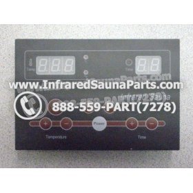 CIRCUIT BOARDS WITH  FACE PLATES - CIRCUIT BOARD WITH FACEPLATE LUX INFRARED SAUNA  XZSN1DB V1.5 1