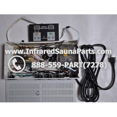 COMPLETE CONTROL POWER BOX WITH CONTROL PANEL - COMPLETE CONTROL POWER BOX HEALTHLAND INFRARED SAUNA STYLE 1 WITH ONE CONTROL PANEL 1
