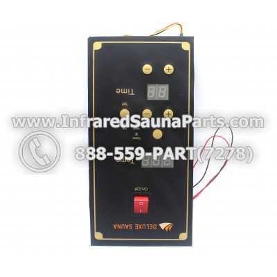 CIRCUIT BOARDS WITH  FACE PLATES - CIRCUIT BOARDS WITH FACE PLATES - DELUXE SAUNA (6 BUTTONS) 1
